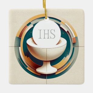 Heliga Communion Host och Chalice Ornament
