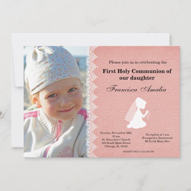 Heliga Communion Inbjudningar (Framsida)