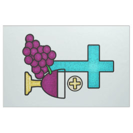 Heliga Communion Kor Chalice Bread Tyg