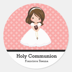 Heliga Communion Runt Klistermärke