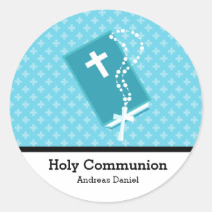 Heliga Communion Runt Klistermärke