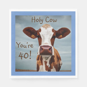 Heliga Cow 40 Pappersservett