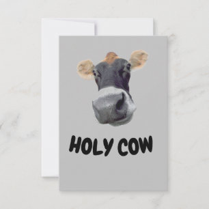 HELIGA COW, Ansikte tackkort för Cow Tack Kort