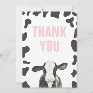Heliga Cow Birday Tack Cards Kort