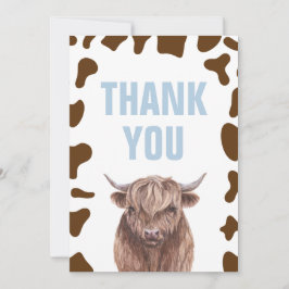 Heliga Cow Birthday Brunt ko-tryck Tack Cards Kort