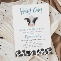 Heliga Cow Boy Baby Shower