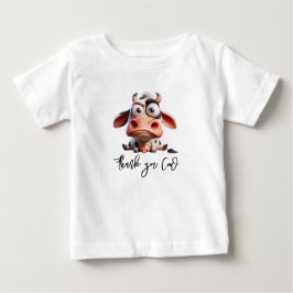 Heliga Cow Caricatures I är en Cowgirl 1:a Birthda T Shirt