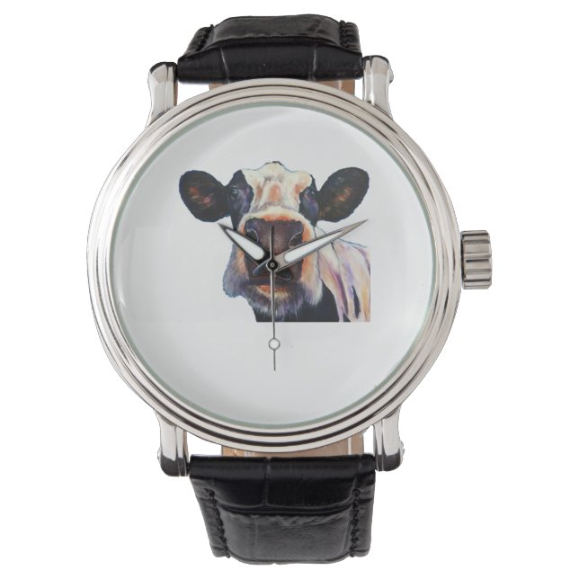 Heliga Cow Classic T-Shirt Armbandsur (Framsida)