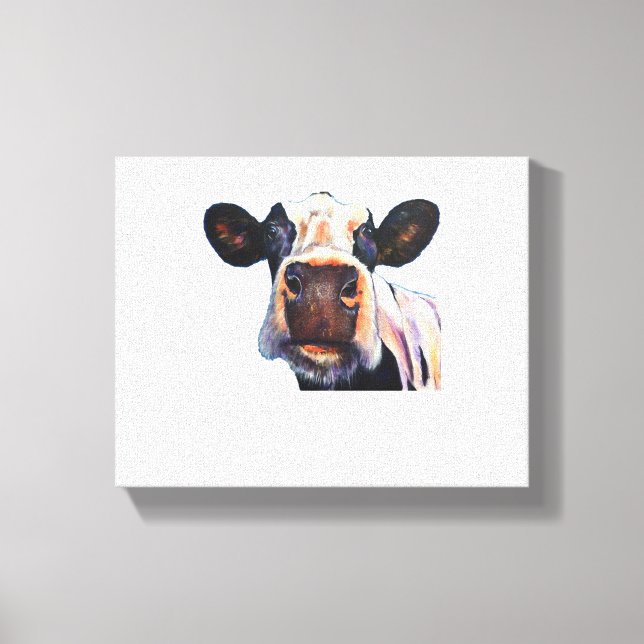 Heliga Cow Classic T-Shirt Canvastryck (Framsida)