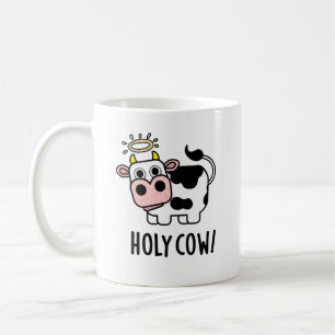 Heliga Cow Cute Animal Pun Kaffemugg