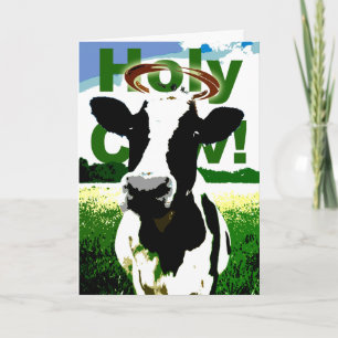 Heliga Cow! Det är din födelsedag! Hoppas det är L Kort