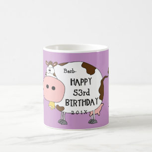 Heliga Cow!-Det här är din "alla åldrar här" födel Kaffemugg