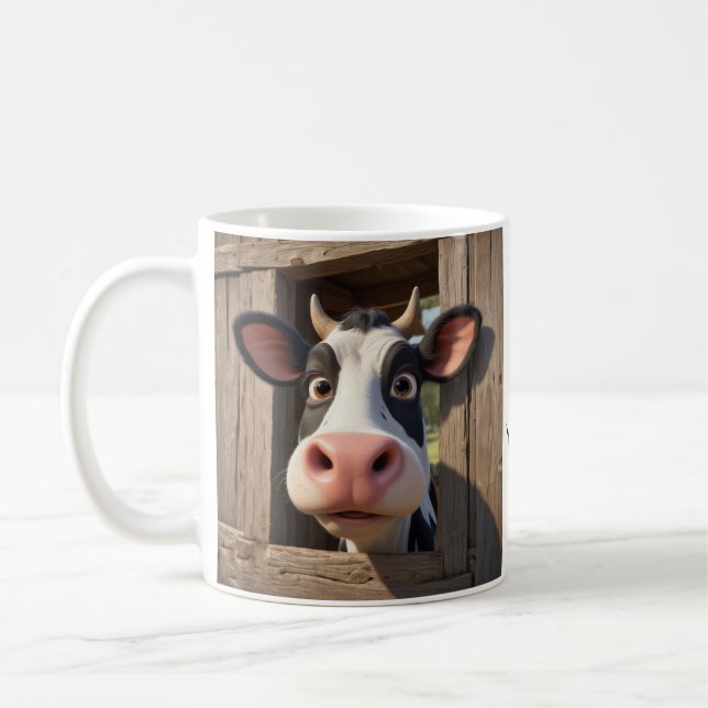 Heliga Cow Du är 50! Kaffemugg (Vänster)