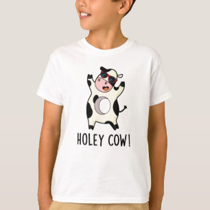 Heliga Cow Funny Animal Pun T Shirt