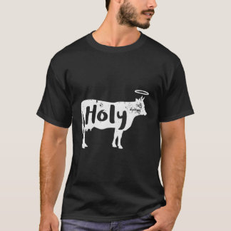 Heliga Cow Funny Dairy Farmer Midwest Pride T Shirt