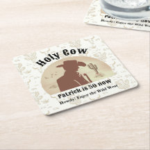 Heliga Cow Funny Vintage Cowboy 50:e födelsedagen