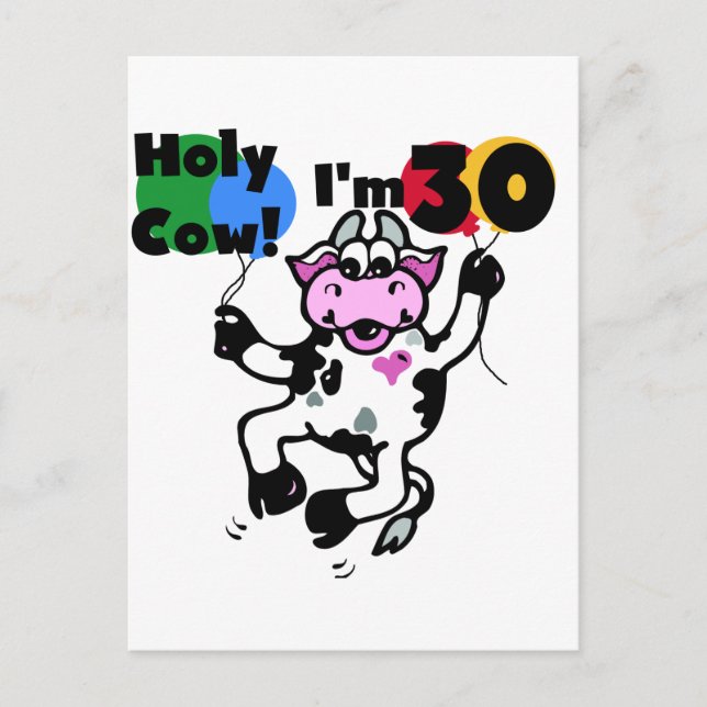 Heliga Cow I är 30 Tshirts och gåvor Vykort (Framsida)