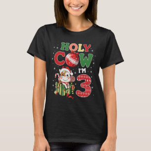 Heliga Cow I är 3 födelsedagspojke 3rd Cow Boskap T Shirt