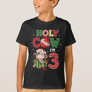 Heliga Cow I är 3 födelsedagspojke 3rd Cow Boskap T Shirt