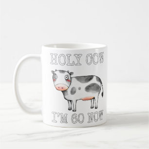 Heliga Cow I är 60 nu Funny 60:e födelsedagen sext Kaffemugg