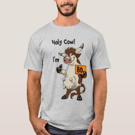 Heliga Cow I är 80 underbara Tecknader 80:e födels T Shirt