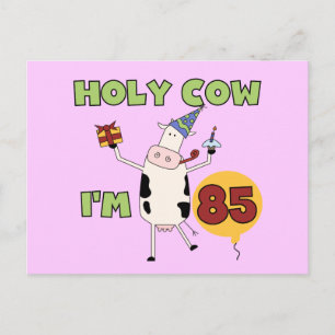 Heliga Cow I är 85 födelsedagsskjortor och gåvor Vykort
