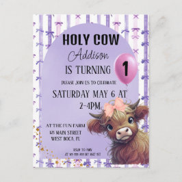 Heliga Cow I är en inbjudan till Lila i vattenfärg