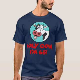 Heliga Cow Im 65 Lönsam 65e Birthday Farmer T Shirt
