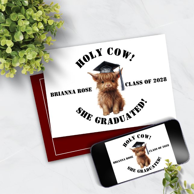 Heliga Cow! Inbjudan till studenten (Skapare uppladdad)