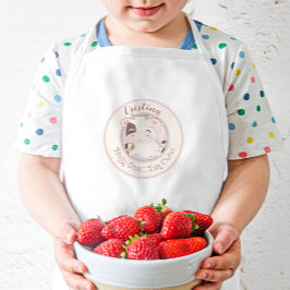 Heliga Cow.. Jag är Cute Apron Barnförkläde