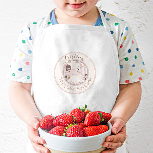 Heliga Cow.. Jag är Cute Apron Barnförkläde