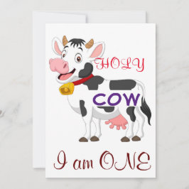 Heliga Cow jag är ett barn Inbjudningar