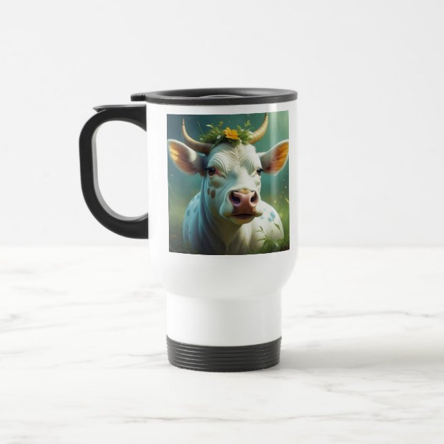 Heliga Cow, jag behöver lite kaffe roligt Resemugg (Vänster)