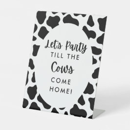 Heliga Cow Låt oss Party Til Kokens Kom - hemskylt