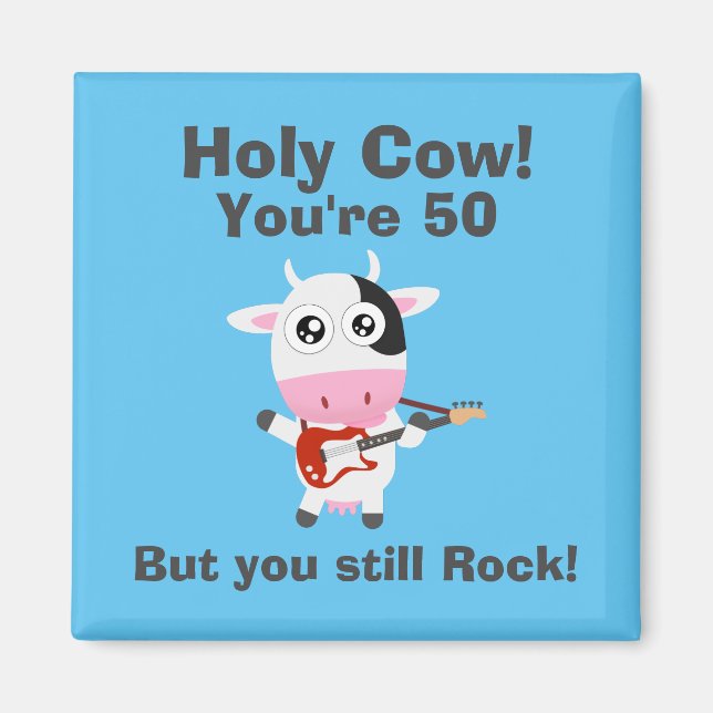 Heliga Cow! Magnet (Framsidan)