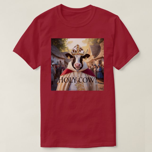Heliga Cow T Shirt (Design framsida)