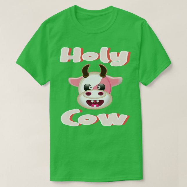 Heliga Cow T Shirt (Design framsida)