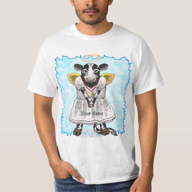 Heliga Cow T Shirt (Framsida)