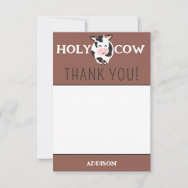 Heliga Cow Tack Farm Animal Party Kort