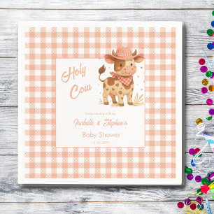 Heliga Cow.. Vi har en Baby Rustic Peach-plan. Pappersservett