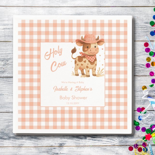 Heliga Cow.. Vi har en Baby Rustic Peach-plan. Pappersservett (Skapare uppladdad)