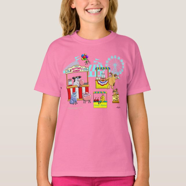 Heliga Cows County Fair Tee Shirt (Framsida)