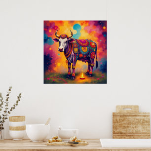 Heliga Cows in Diwali Disguise Poster