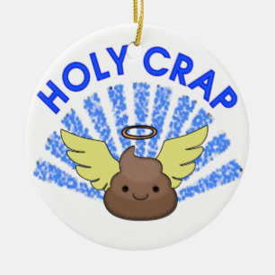 Heliga Crap Julgransprydnad Keramik