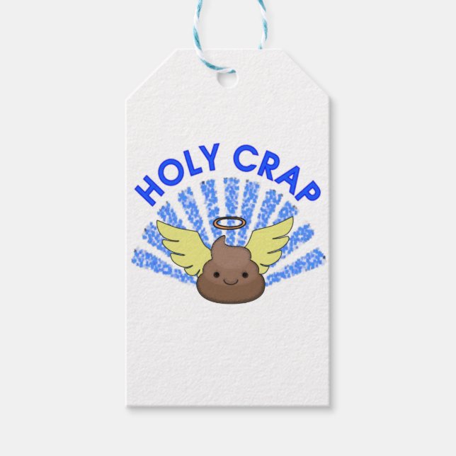 Heliga Crap Presentetikett (Framsidan)