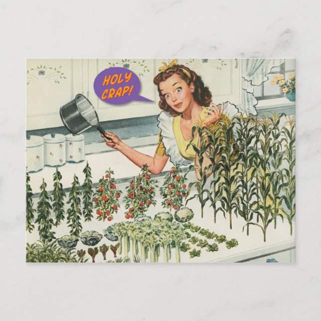 Heliga Crap! [roligt vykort] Vykort (Framsida)