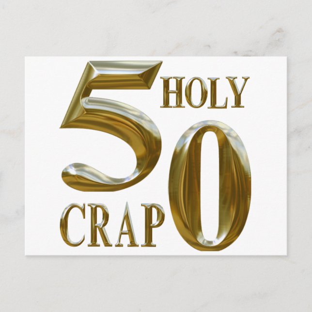 Heliga Crap Vykort (Framsida)