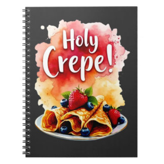 Heliga Crepe! - Funny Berry Print Design for Berry Anteckningsbok