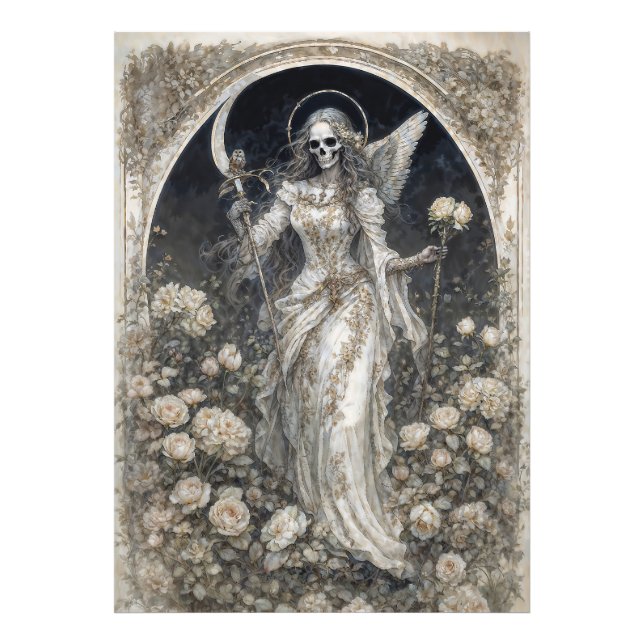 Heliga Döden Santa Muerte Fototryck (Framsidan)