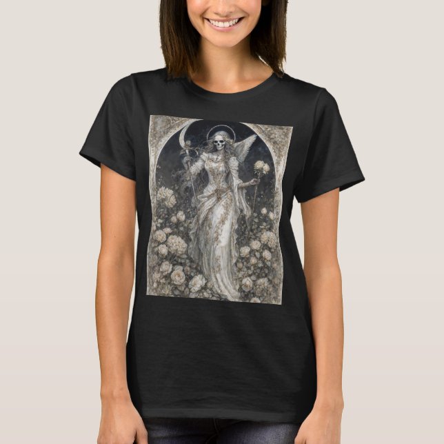 Heliga Döden Santa Muerte T Shirt (Framsida)